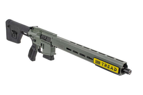 SIG Sauer M400 Tread Predator 5.56 AR Rifle in Jungle Green has a 16" stainless steel barrel